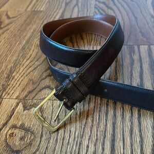 Coach Brown Mocha Leather 38” Belt